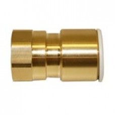 Brass Female Coupler - 15mm x 1/2" BSP