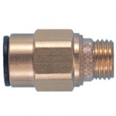 Straight Adaptor - 8mm x 1/8 SuperThread (Brass)